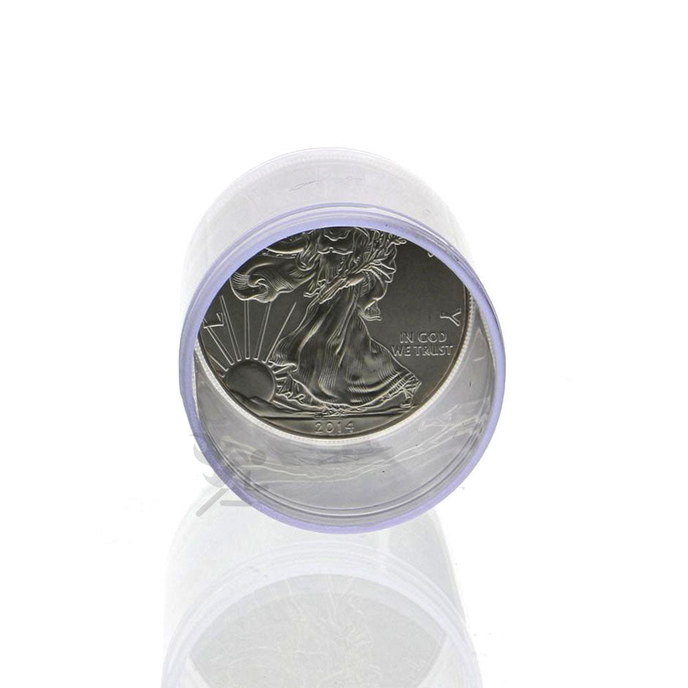 Whitman Round Coin Storage Tubes for 1oz Silver Eagles