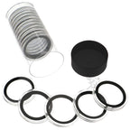 Capsule Tube & 15 Ring Fit X40mm Coin Holders for 2oz Gold Kangaroo