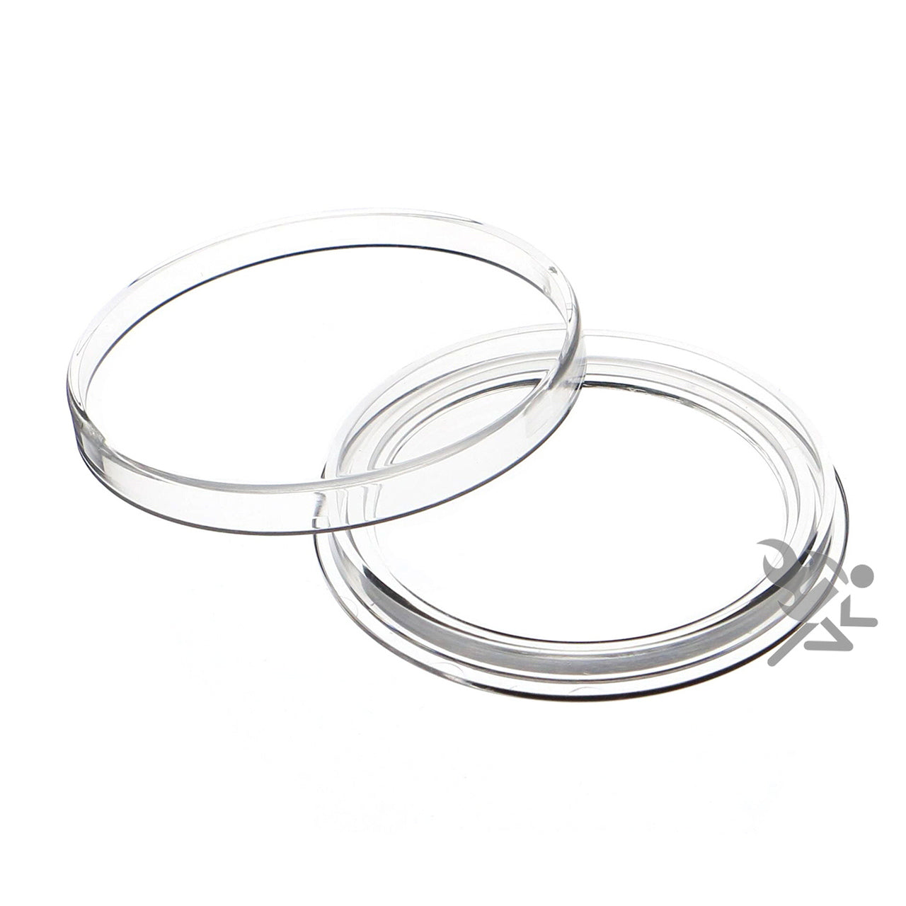 Capsule Tube & 15 Air-Tite X43.6 Coin Capsules for Casino $10 Silver Strikes