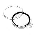 Capsule Tube & 15 Ring Fit X43mm Coin Holders for $10 Silver Strikes