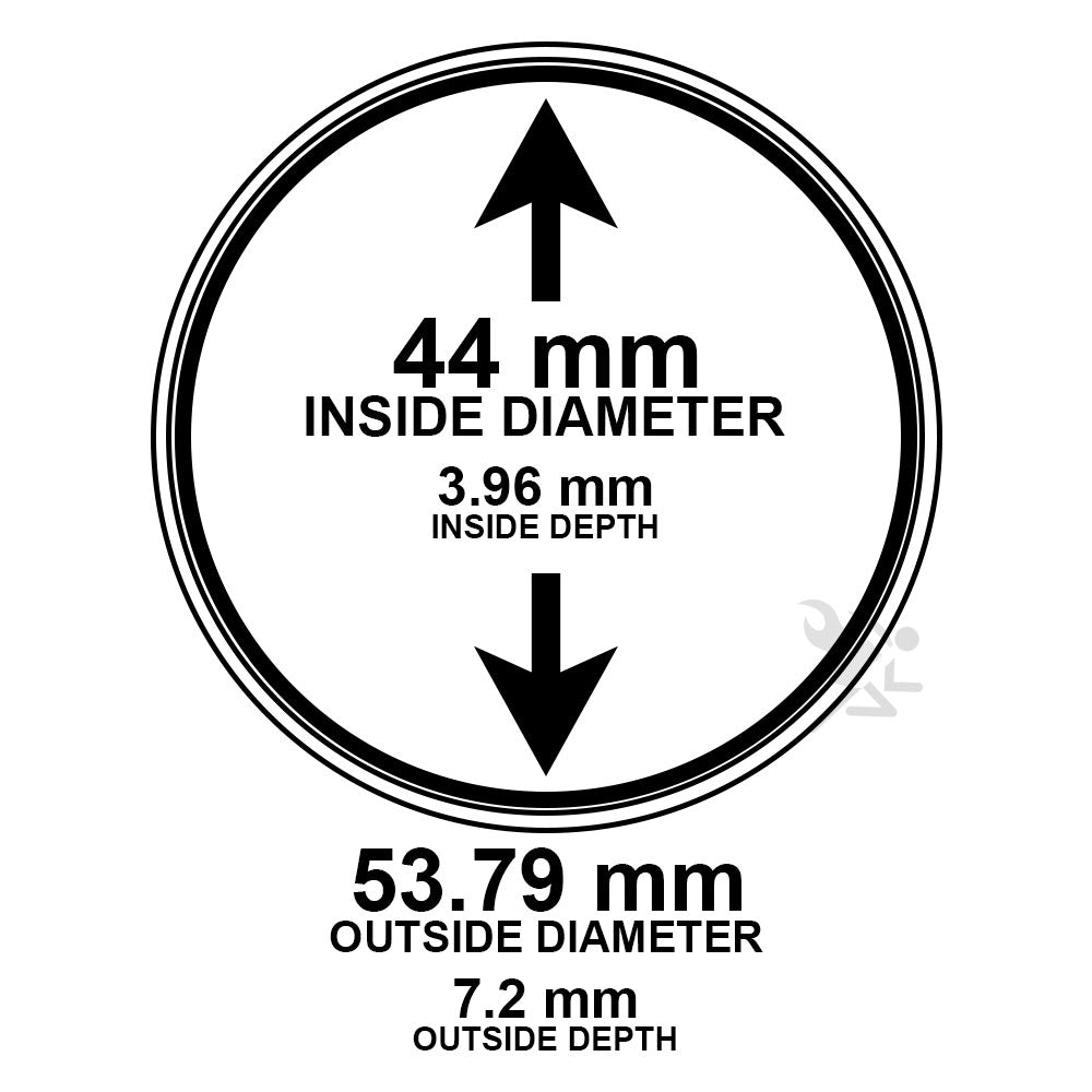 X44mm Ring Fit Coin Holders for 1oz Lunar Series 2