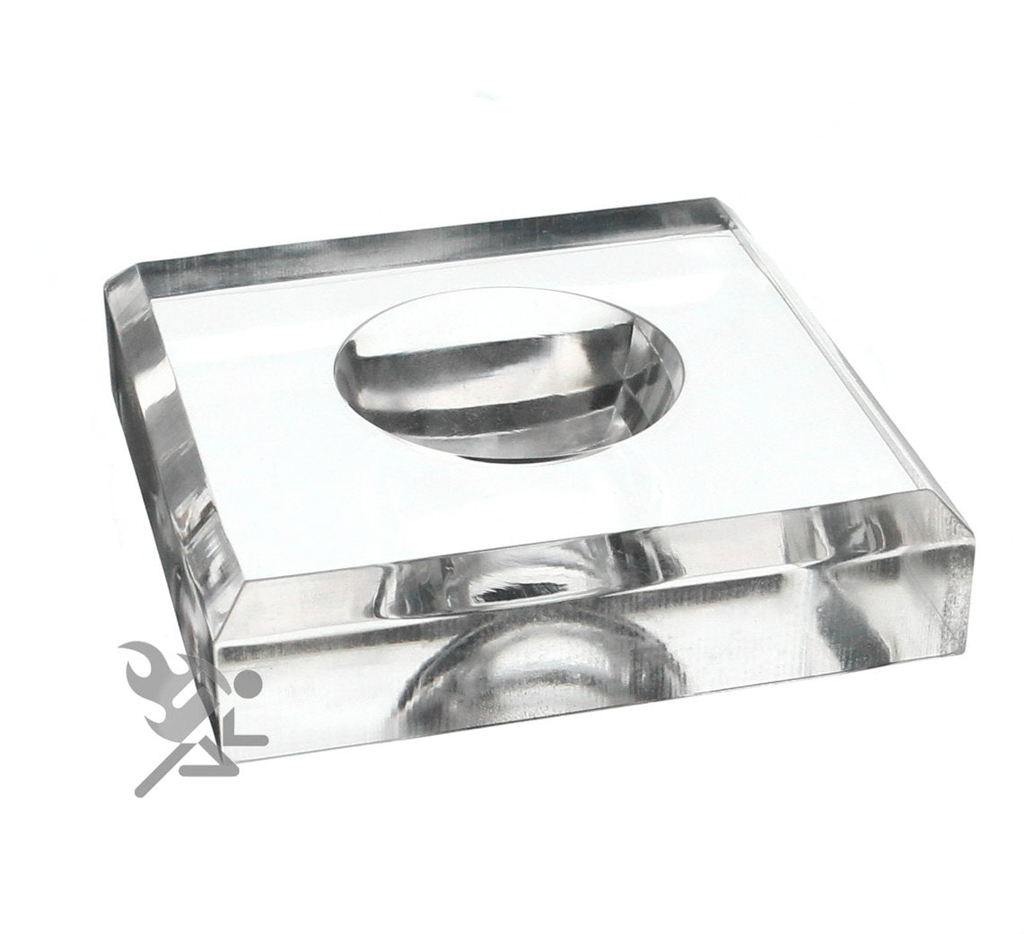 Jumbo 3" Square Dimple Block Display Stand