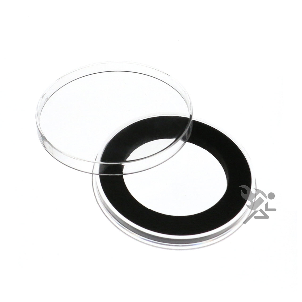 Air-Tite Y45mm Black Ring Coin Capsules for 1oz Lunar Series 2