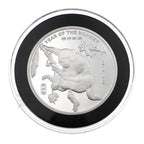 Y50mm Ring Fit Coin Holders for 2oz Silver Lunar 1