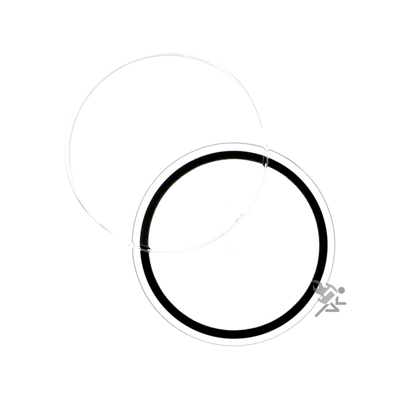 Y60mm Black Ring Fit Coin Holders