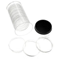 Capsule Tube & 15 Y65 Direct Fit Coin Capsules for 65mm 5oz Silver Libertad
