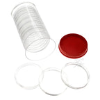 Capsule Tube & 15 Direct Fit Y63 Coin Capsule Holders