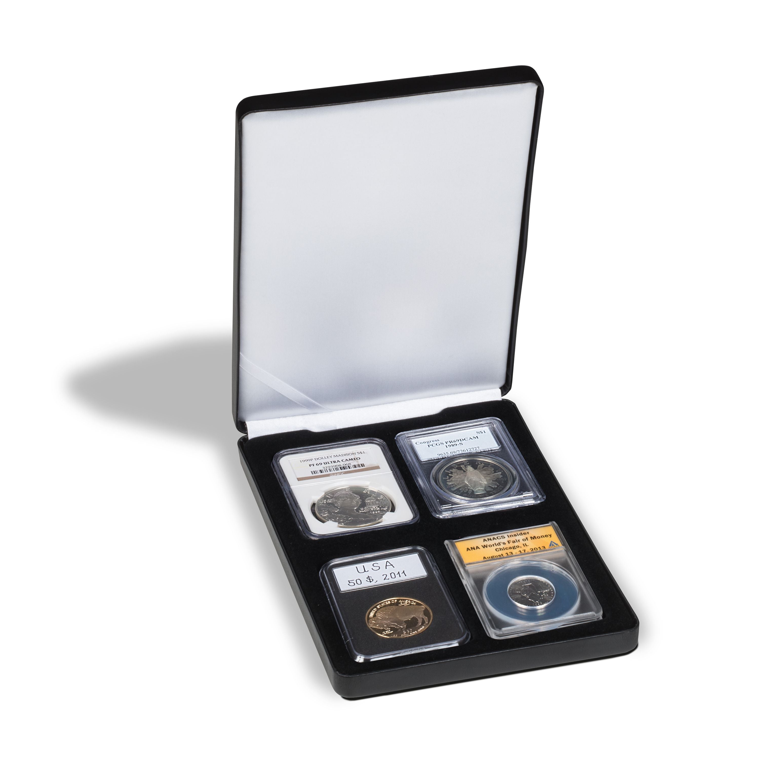 Nobile Slab Presentation Box for 4 Certified Coins