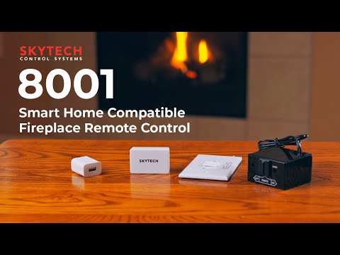 8001 Smart Home Compatible ON/OFF Fireplace Remote Control