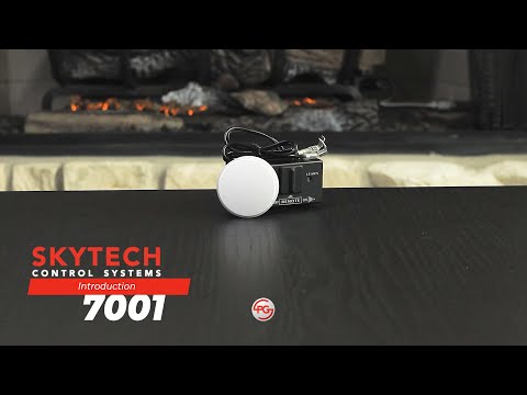 7001 Push Button On/Off Battery Operated Fireplace Remote