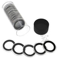 Capsule Tube & 20 Ring Fit 29mm Coin Holders for 1/2oz Gold Libertad