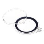 39mm Velour Ring Ornament Loop Coin Holders for 1oz Silver Rounds