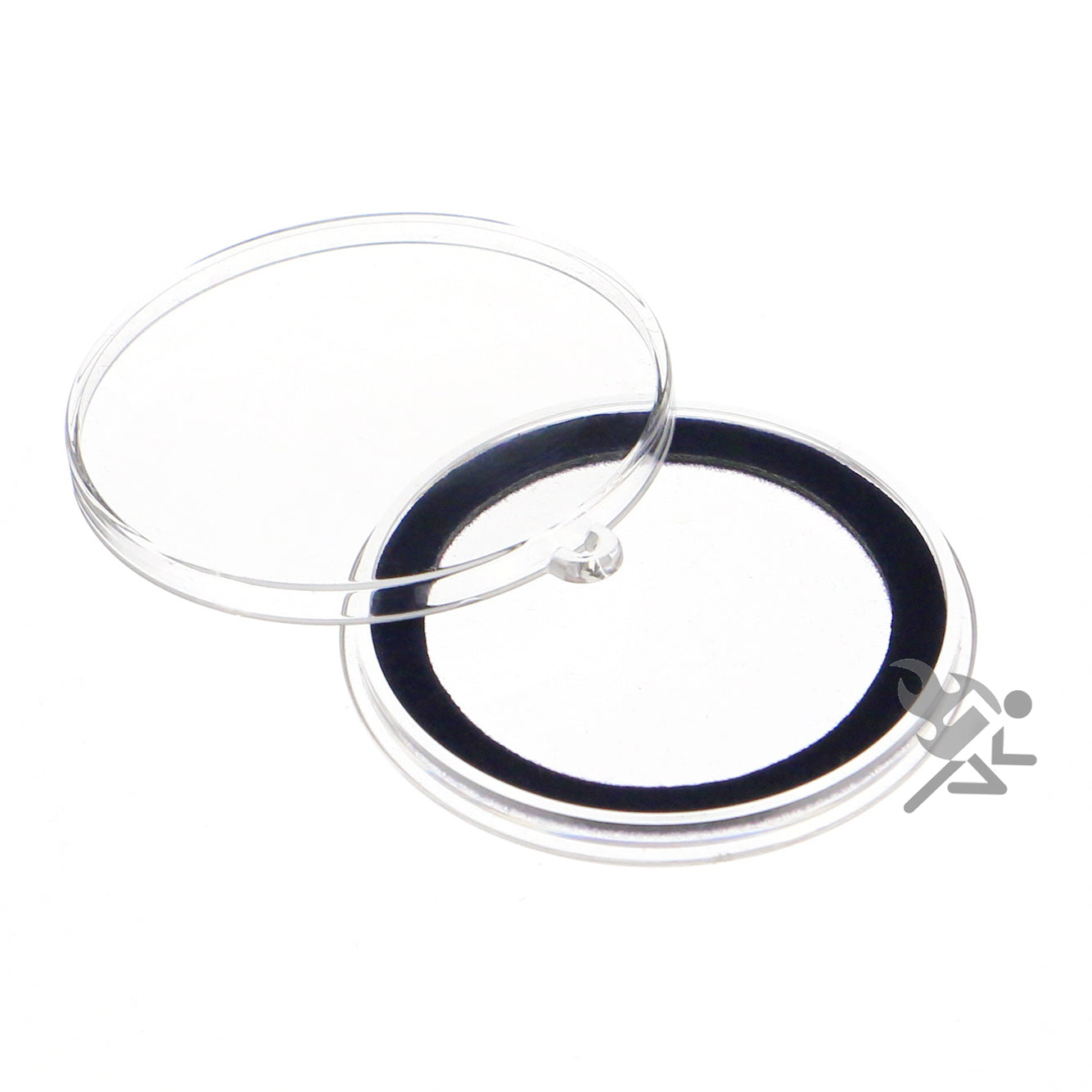 39mm Velour Ring Ornament Loop Coin Holders for 1oz Silver Rounds