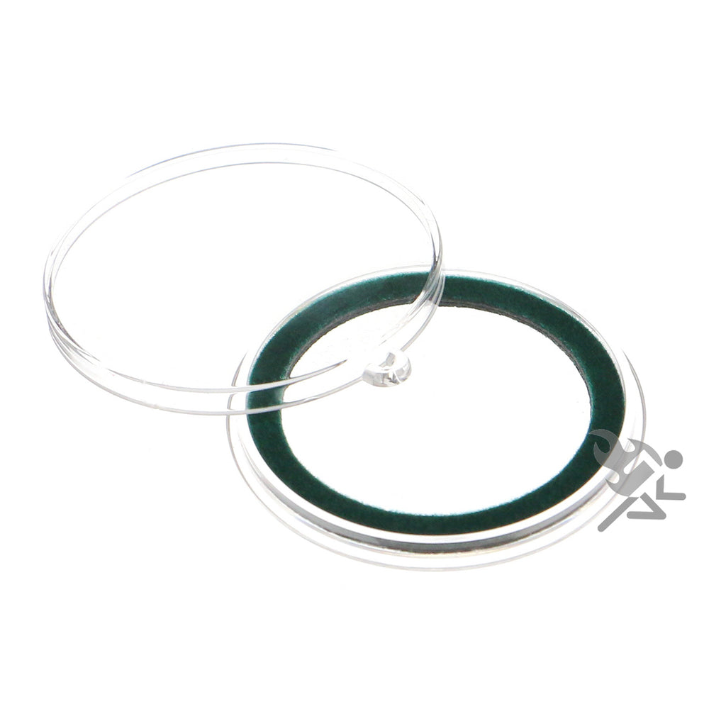 39mm Velour Ring Ornament Loop Coin Holders for 1oz Silver Rounds