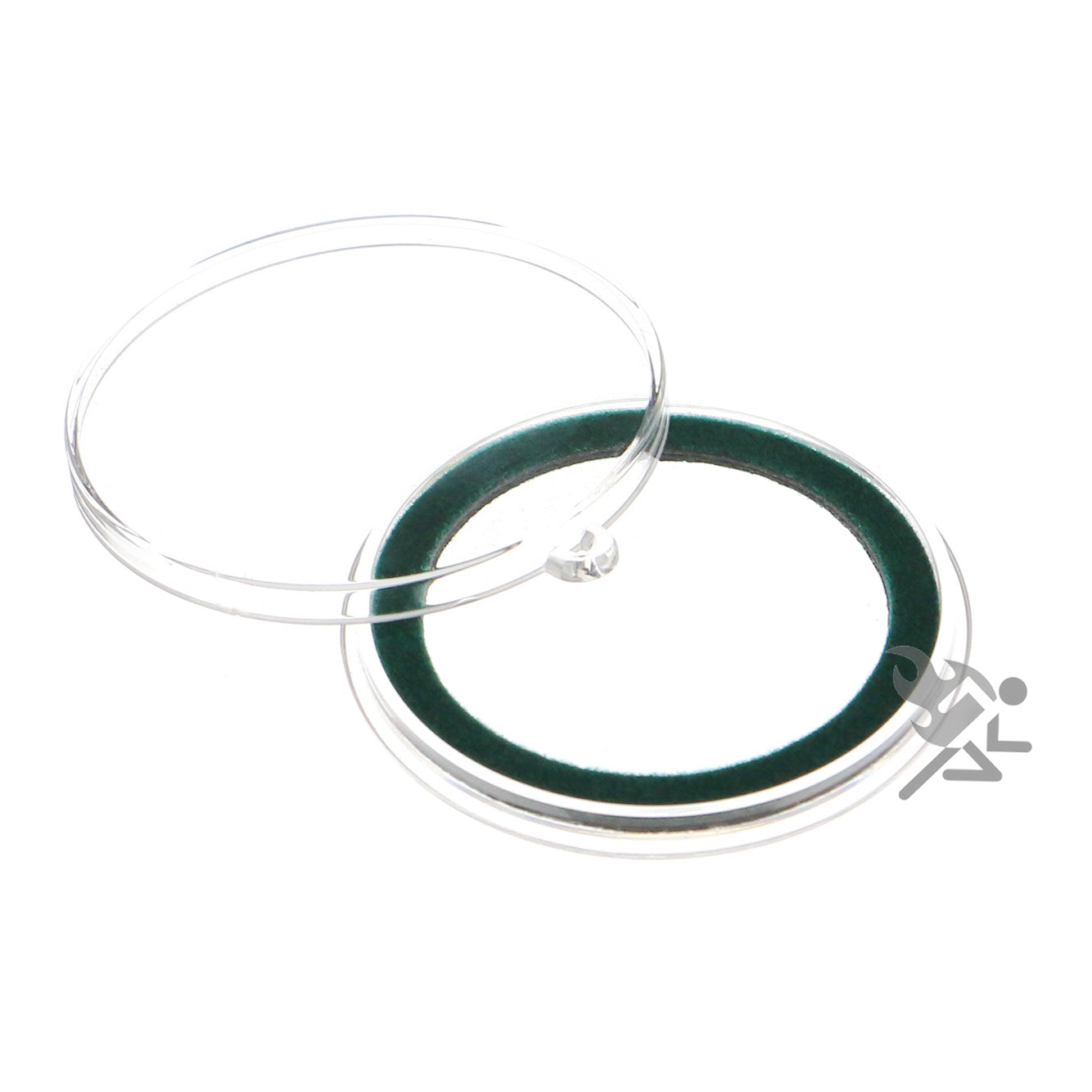 39mm Velour Ring Ornament Loop Coin Holders for 1oz Silver Rounds