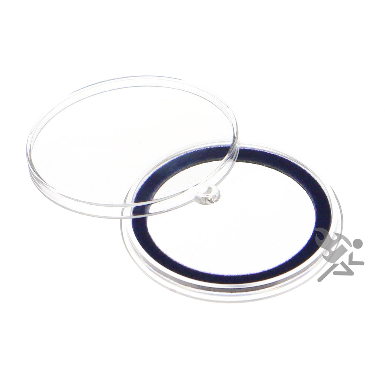 40.6mm Velour Ring Ornament Loop Coin Holders for 1oz Silver Eagles