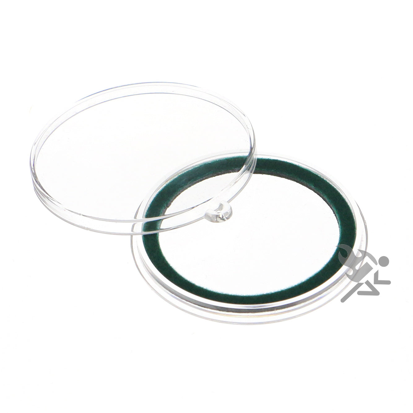 40.6mm Velour Ring Ornament Loop Coin Holders for 1oz Silver Eagles