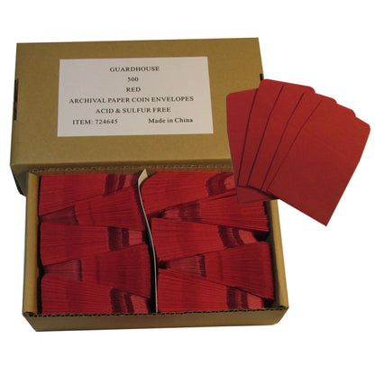 Guardhouse 2x2 Paper Coin Envelopes, Box of 500