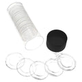 Capsule Tube & 20 H27 Direct Fit Coin Holders for 27mm 1/2oz Gold Eagles