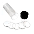 Capsule Tube & 20 H39 Direct Fit Coin Holders for 39mm 1oz Silver Rounds