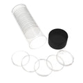 Capsule Tube & 20 H40 Direct Fit Coin Holders for 40.6mm 1oz Silver Eagles